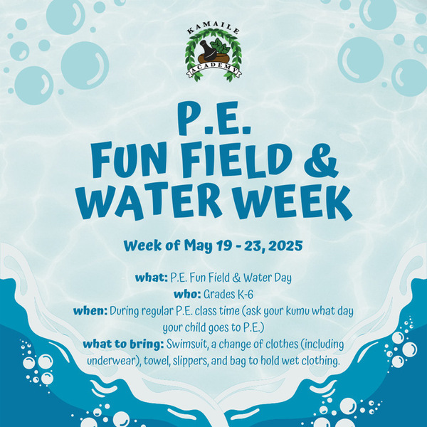 P.E. Fun Field & Water Week